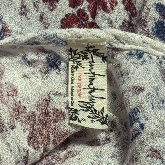 Free People Intimately All Wrapped Up Red White and Blue‎ Coastal Tunic Tank XS - Picture 8 of 10